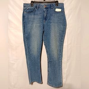 Lee Jean's, NWT Mid Rise, Regular Fit, Straight Leg, Size 14 Petite